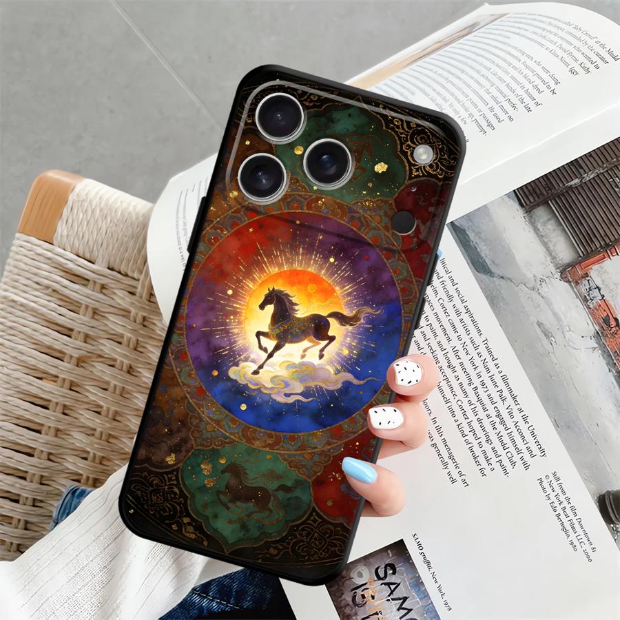 Cartoon Cool Dragon Horse Case for Apple iPhone 17 Pro Max 14 Air 15 Pro 7 8 11 16 13 XR XS MAX 12 Funda Phone Cover