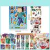 Adorable Cm2305008 Kids Anime Cartoon My World Interactive Puzzle Diy Sticker Set For Creative Fun