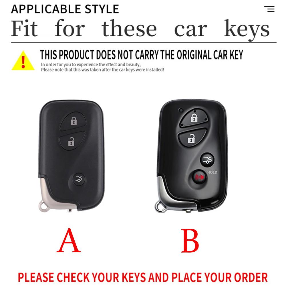 ABS Carbon Fiber Car Remote Key Case Cover For Lexus CT200H GX400 GX460 IS250 IS300C RX270 ES240 ES350 LS460 GS300 450h 460h