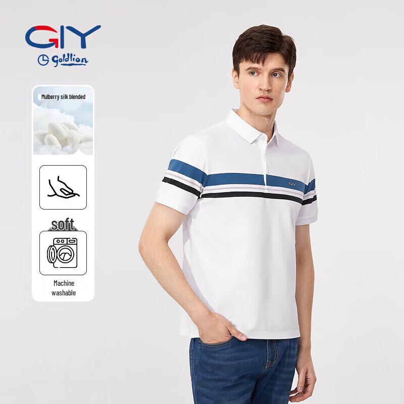 

Goldlion Men s Business Casual Short Sleeve Polo Shirt 3XL