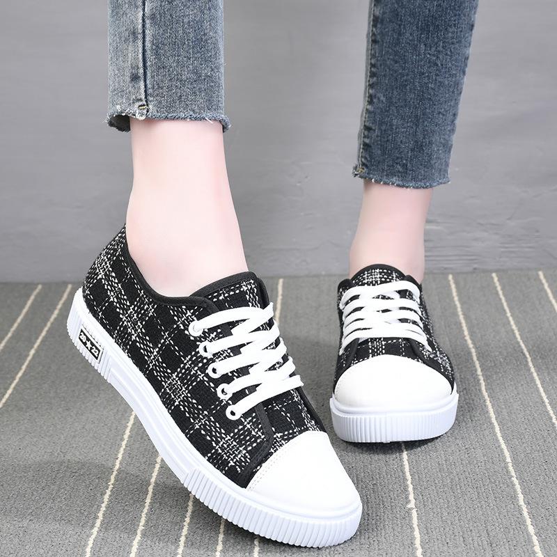 Cloth shoes women's new spring and autumn casual shoes versatile soft-soled flat-soled fashion board shoes
