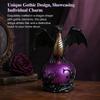 Resin Creative LED Decorative Lamp Multi-Purpose Dragon Statues Desklamps Resin Desktop Ornament for Halloween Decor Gifts