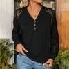 Autumn Women's Long-sleeved Black Sweatshirt Casual