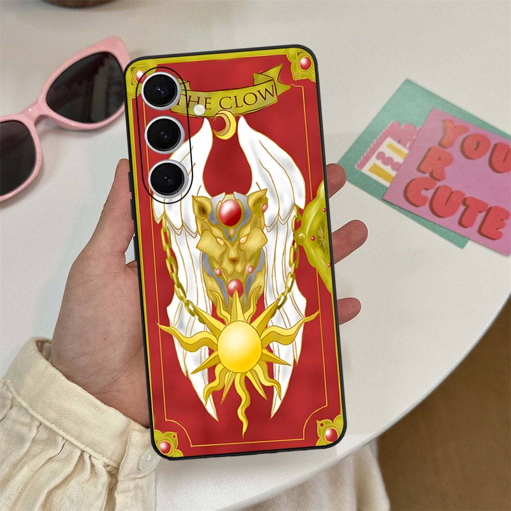 Anime C-CardcaptorS S-Sakura Phone Case For Samsung S 24 Fe 25 Ultra Plus 20 Lite 21 30 22 23 24 22 Ultra 5G Fundas