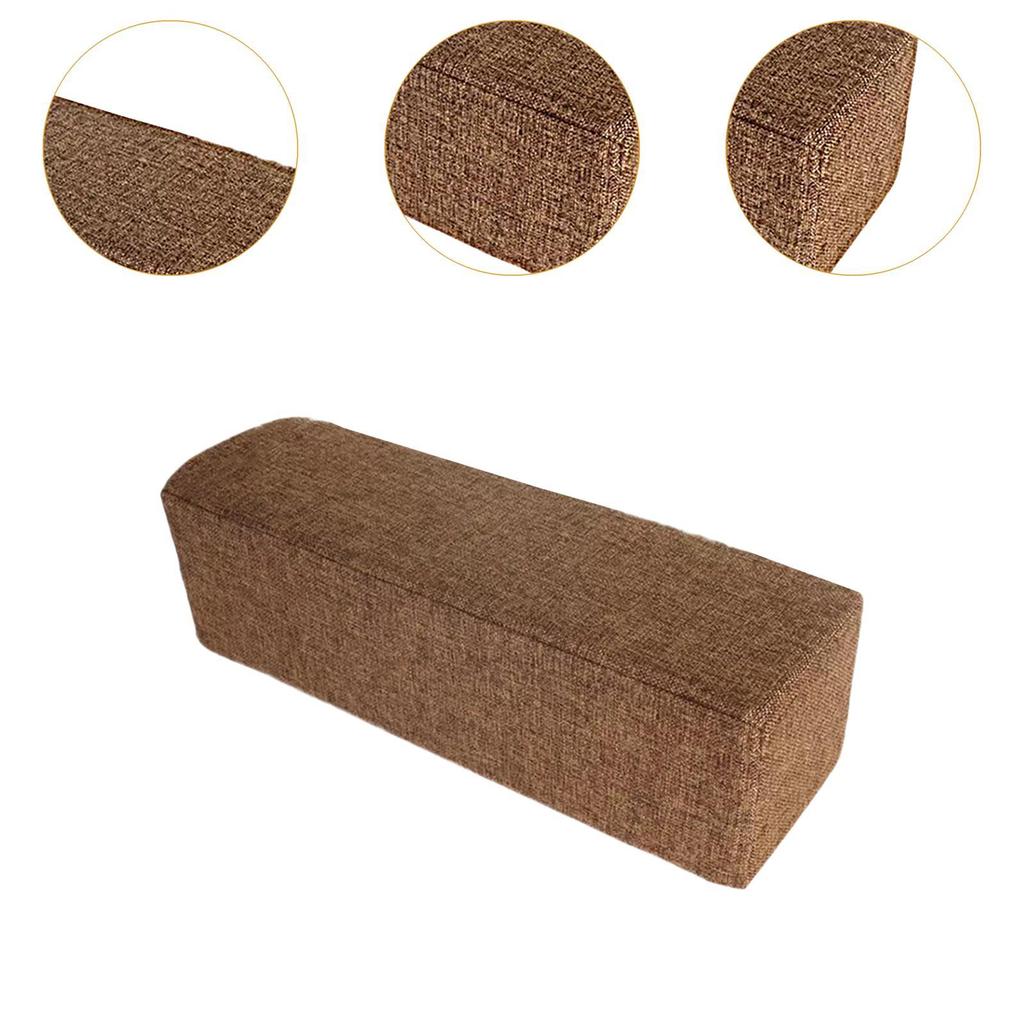 Couch Arm Rest Pillow Wear Resistant Rectangular Removable Pillowcase Armrest Cushion for Bedroom Sofa Home Armchair Living Room