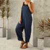 Women's Fashion Casual Pants Rompers Jumpsuits Overalls Bib Pants Long Trousers Playsuit Plus Size S-5XL