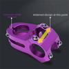 Aluminum Zinc Zinc Alloy Mountain Bike Stem 25.4/31.8mm Pipe Bike Riser Stem  Trail Riding