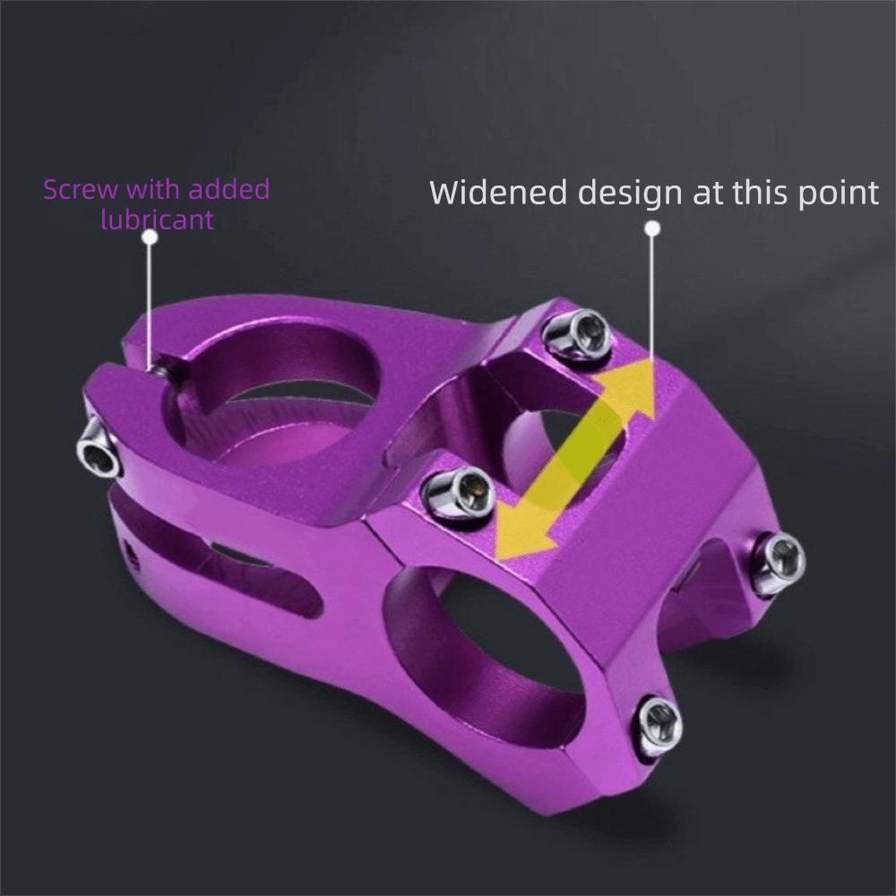 Aluminum Zinc Zinc Alloy Mountain Bike Stem 25.4/31.8mm Pipe Bike Riser Stem  Trail Riding