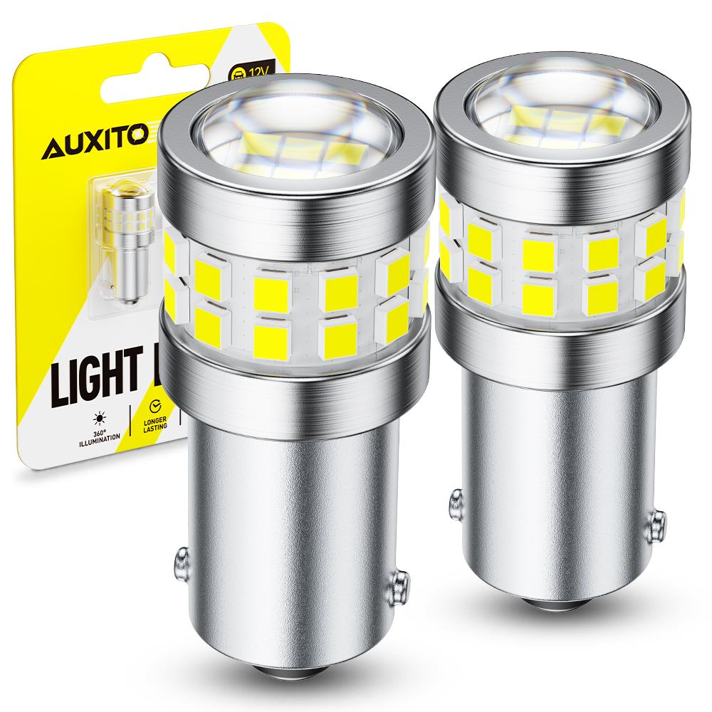 2Pcs AUXITO T4W LED Lamp BA9S LED Bulb 12V Canbus Error Free for Car Interior Dome Map Instrument Door Light Non-Polar Plug Play Bulbs 7