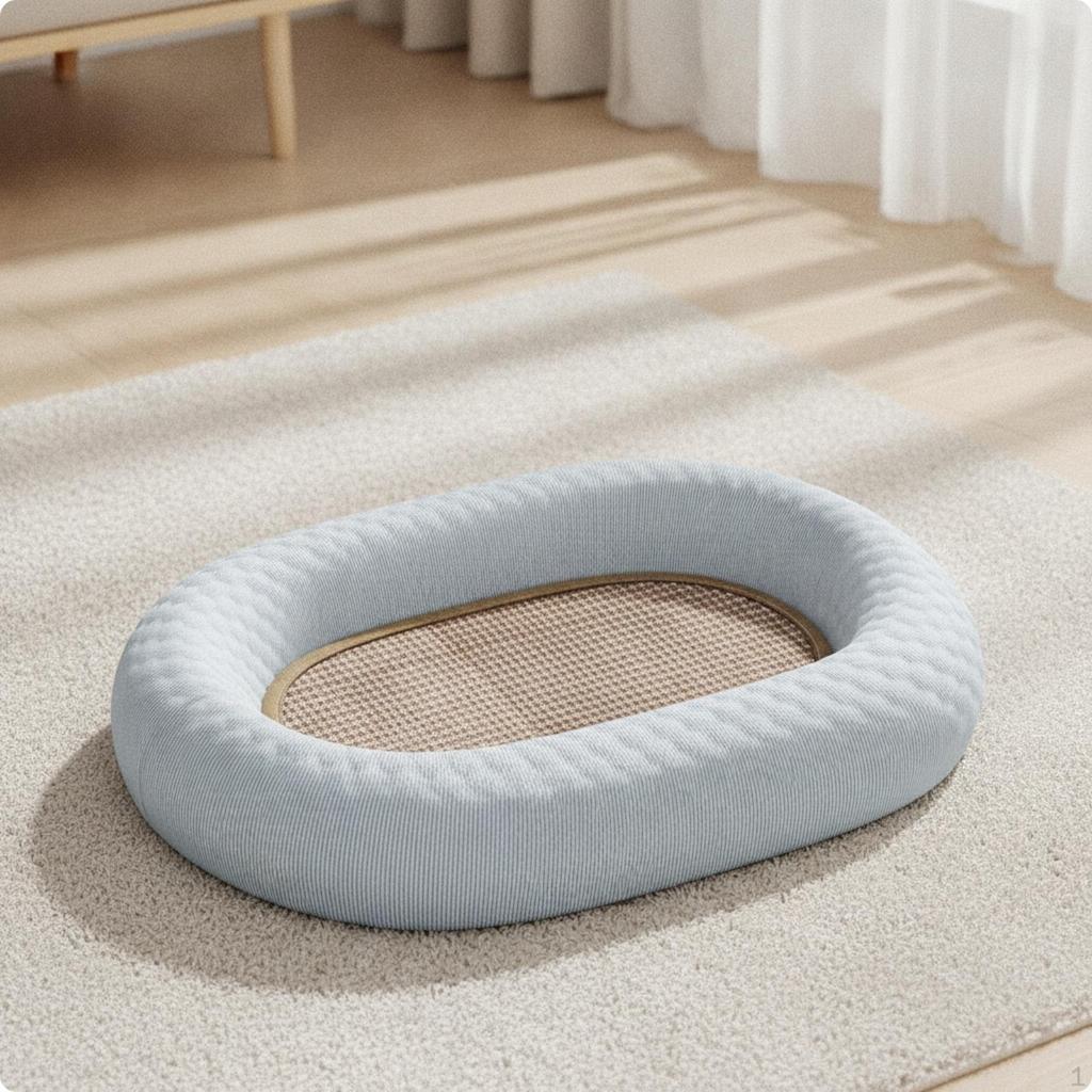 Cat Scratcher Comfortable Pet Bed Lounge Supportive for Cats