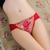 Embroidery Sexy Panties Women Lace Low-Waist Briefs Female Breathable Underwear Transparent Lingerie