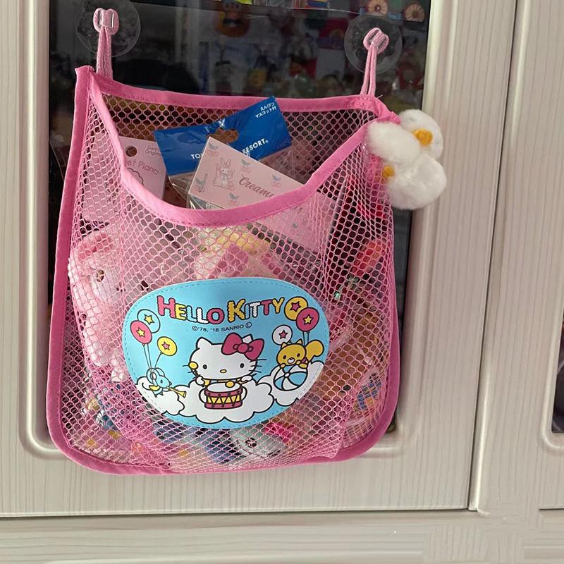 Hello Kitty Storage Hanging Bag Sundries Hanging Large Capacity Storage Cartoon Anime Surrounding Cute Gift For Girls