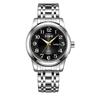 Zido Luxury Quartz Luminous Men's Watch with Large Numbers - Waterproof, Elegant Design for Seniors