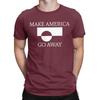 Harajuku MAGA Make America Go Away  T Shirt Cotton Short Sleeve Greenland Crewneck Summer TopsTops