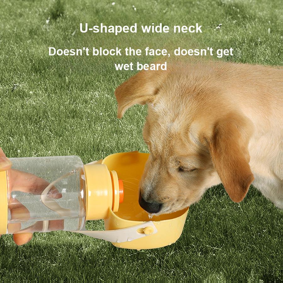Cat & Dog Travel Cup Companion Cup for Pets, Drinking & Feeding Bottle, Heat Resistant