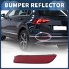 INFINAUTO Fit Toyota Camry 2019-2024 Bumper Reflector Rear Left 6.50"x1.14" Bumper Reflector Side Marker No.8192006060 Plastic Red Durable