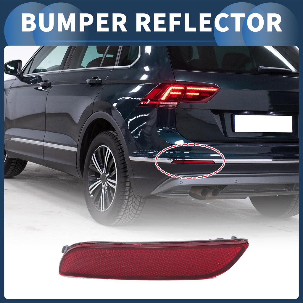 INFINAUTO Fit Toyota Camry 2019-2024 Bumper Reflector Rear Left 6.50"x1.14" Bumper Reflector Side Marker No.8192006060 Plastic Red Durable