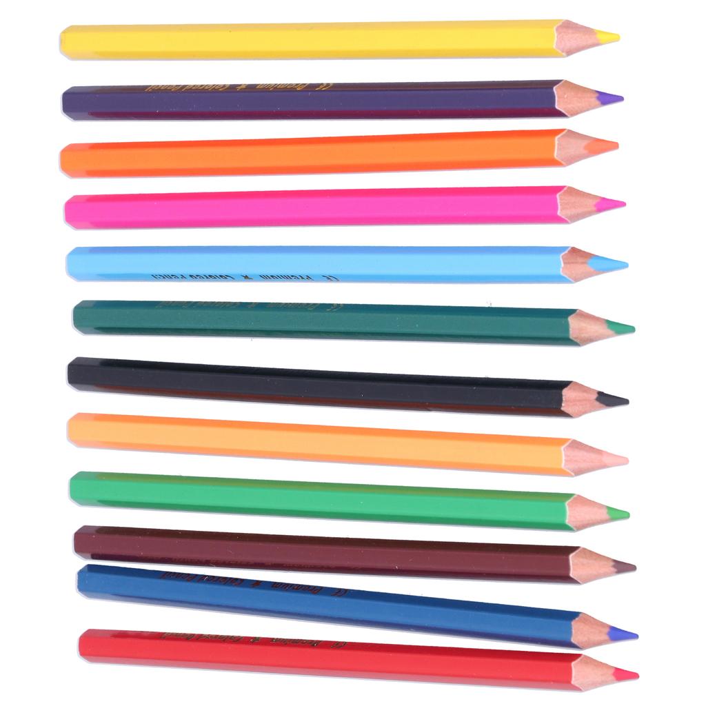 12Pcs Colored Pencil Multicolor Children s Painting Tools Artist Sketching Doodling Craft