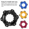 Aluminum Alloy Bicycle Centerlock 6 Hole Adapter Bike Disc Center Lock Hub Conversion 6 Bolt Disc Brake Rotor Cycle