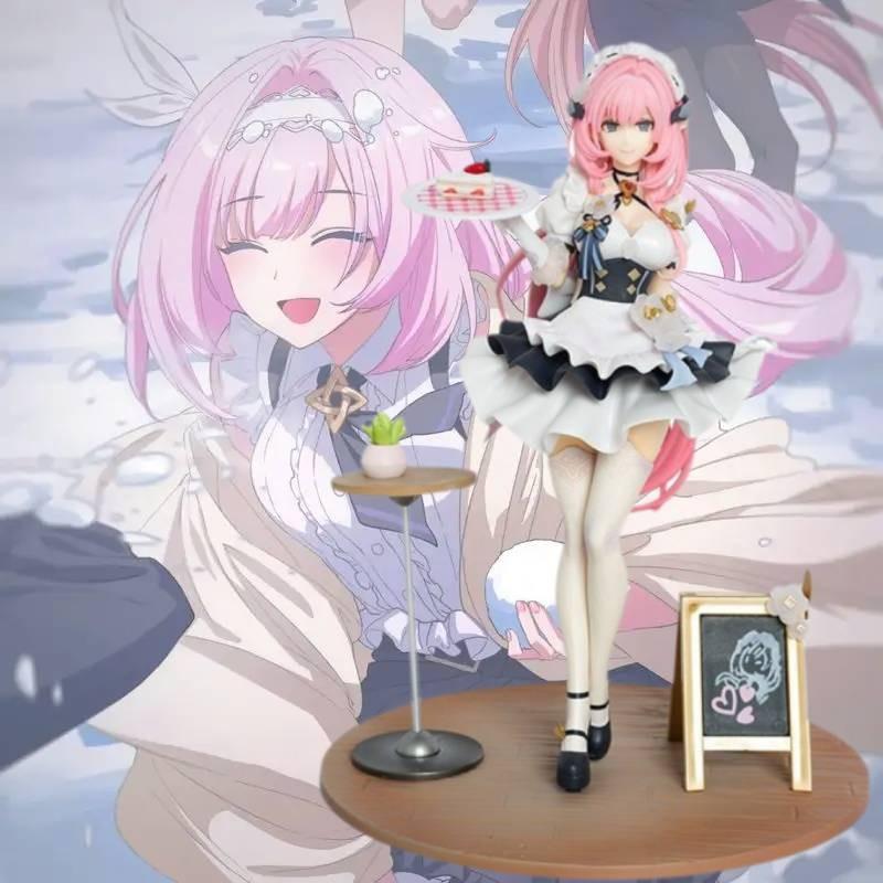 Elysia Impact Honkai Figurine Game Cartoon Model Toys Statuary Gifts Christmas