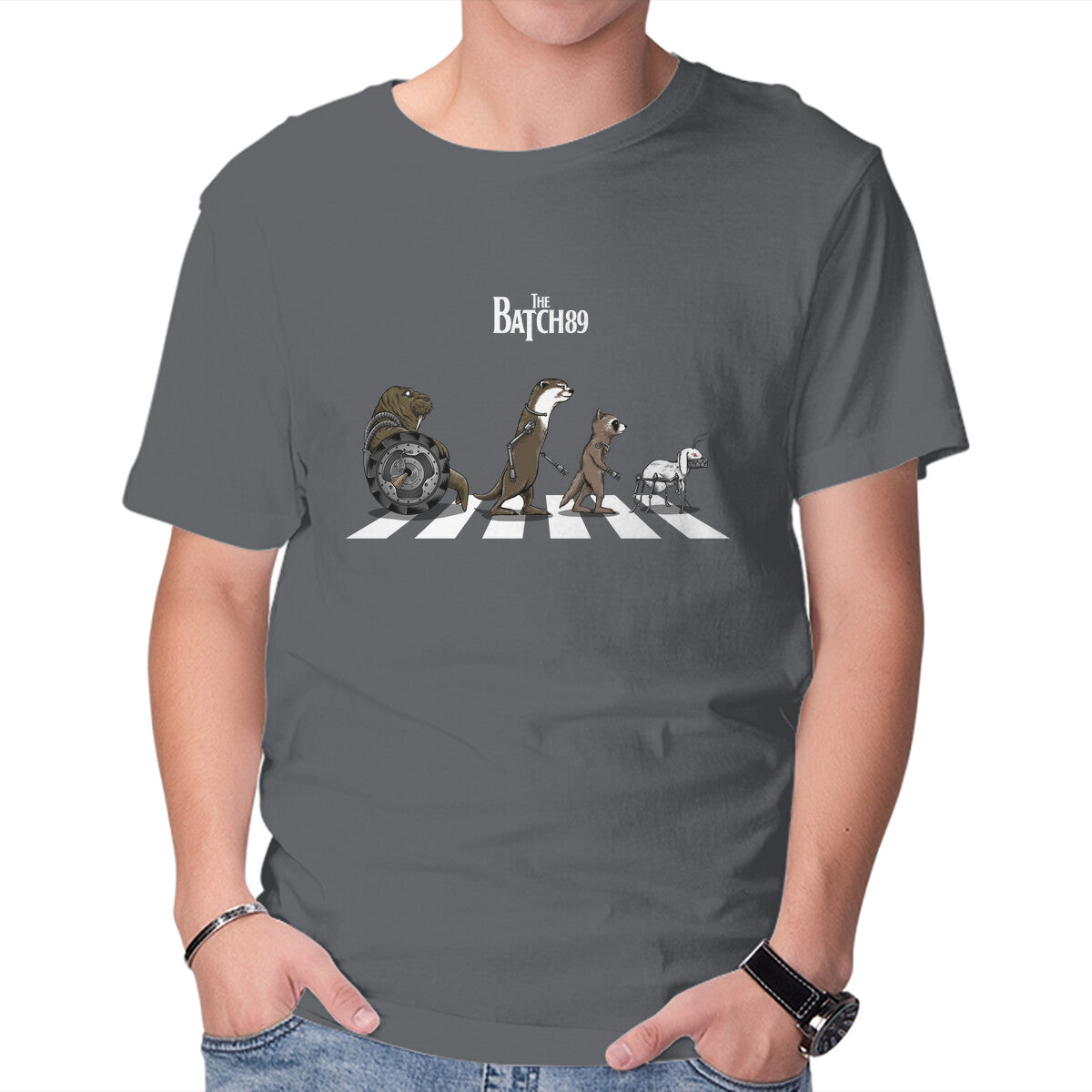 Unisex Crew Neck T-Shirt The Batch 89 Road Graphic Short Sleeve Casual Tee XXXL