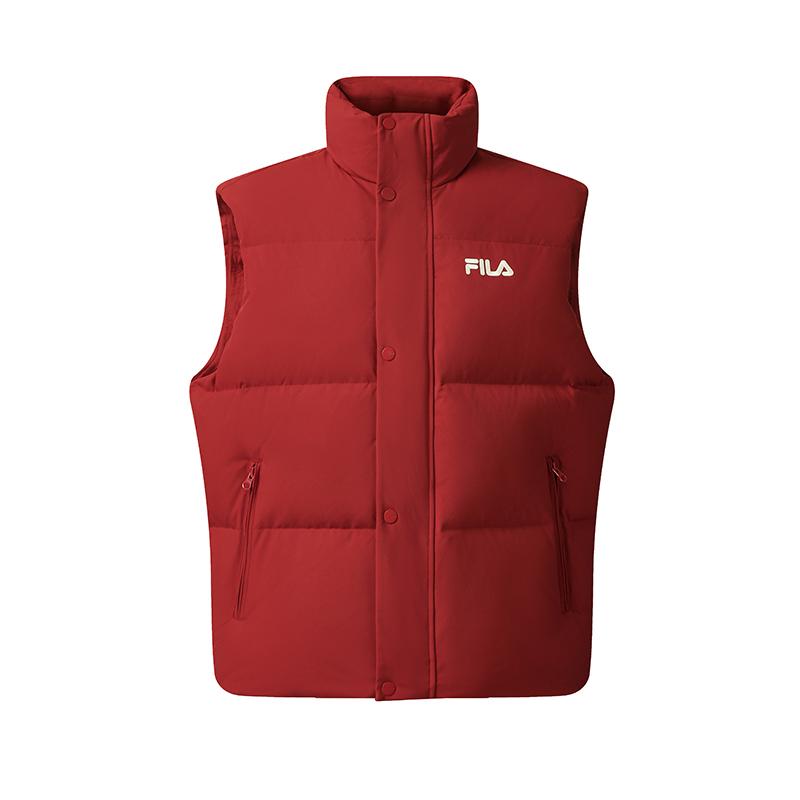 FILA ORIGINALE Down Vest Unisex Rhythm Red F51U549901FRD 180/100A/XL