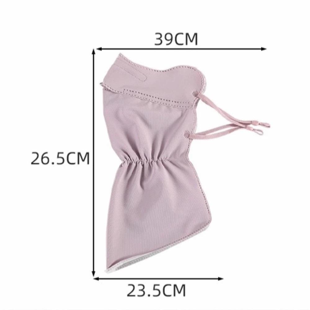 Breathable Ice Silk Mask Quick Drying Sun Protection Mask Fashion Anti-UV Mask Scarf  Women