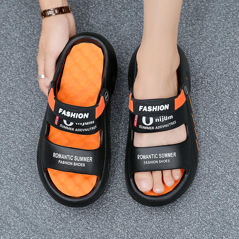 Summer Men's Massage Slippers Outdoor Sandals Beach Comfortable Soft Slides Indoor Casual Shoes