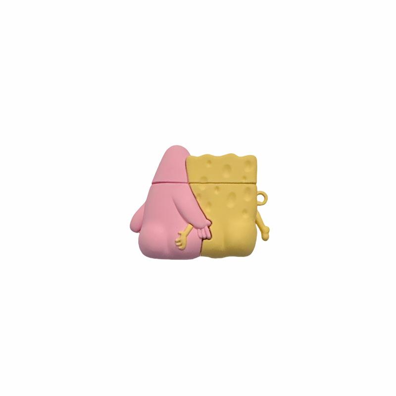 SpongeBob SquarePants is suitable for airpods4 Apple Bluetooth wireless earphone cover 2/3 generation pro2 cute silicone creativity