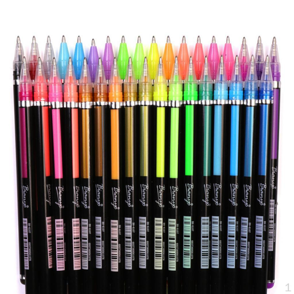 

4 Glitter Drawing Painting Pen Markers Stationery