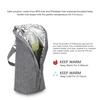 Baby Bottle Bag Adorable Zipper Closure Oxford Cloth Portable Car Stroller Breast Milk Insulated Bag Nursery Supplies