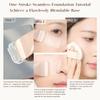 1PC Milk Coffee Foundation Brush Flat Head Traceless Liquid Foundation Special Mask Concealer Ultra Thin Flat Head Makeup Brush Tool