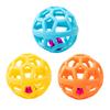 Pet Toy Hollow Ball Shape Built-in Bell Pet Toy Bite-Resistant Soft TPR Material Interactive Dog Toy Boredom Relief Dog Toy