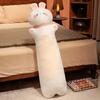 80/110/130CM Cute Soft Long Fox Cat Monkey Rabbit Husky Plush Toys Stuffed Animal Cushion Sleeping Pillow