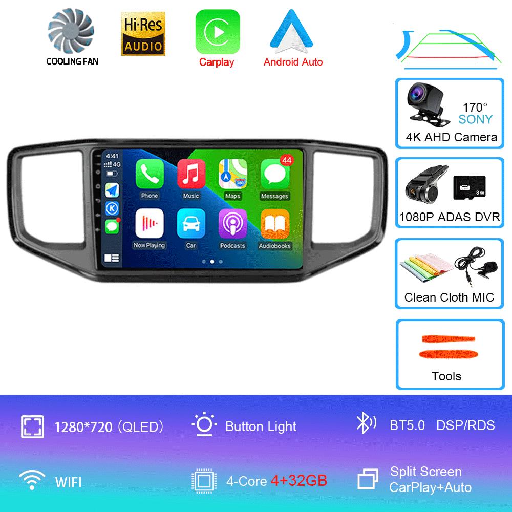 Player video Android 14 Pentru Volkswagen VW Amarok 1 2016 - 2020 Unitate principală multimedia Mașină GPS Radio auto Navigație DVD BT