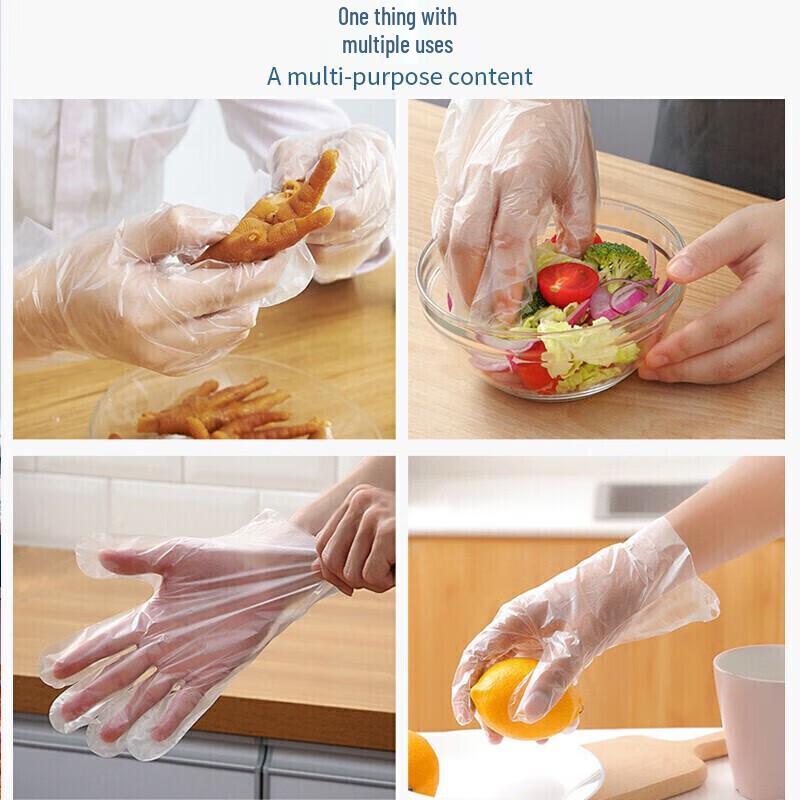 CHAHUA Food Grade Disposable Gloves (100 Count)