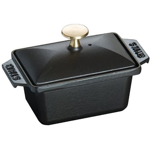 Terrine En Fonte STAUB - Rectangulaire 15x11cm - Noir