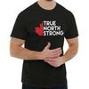 Północ Prawdziwa Silny Liść Klonowy Flaga Kanady Dumna Kanada Klasyczna Koszulka T-shirt