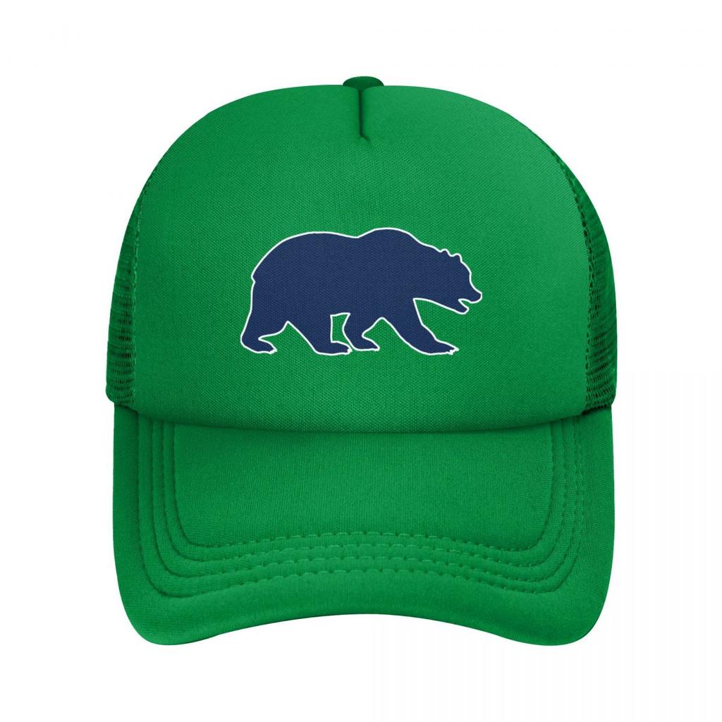 California Bear Baseballkappe für Unisex und Damen, Snapback-Truckermütze, verstellbar, Unisex, Angelmütze mit Netzrücken