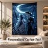 Wall Hanging Tapestry Art Cloth Bedroom Room Background DecorCorpse Bride Emily Victor