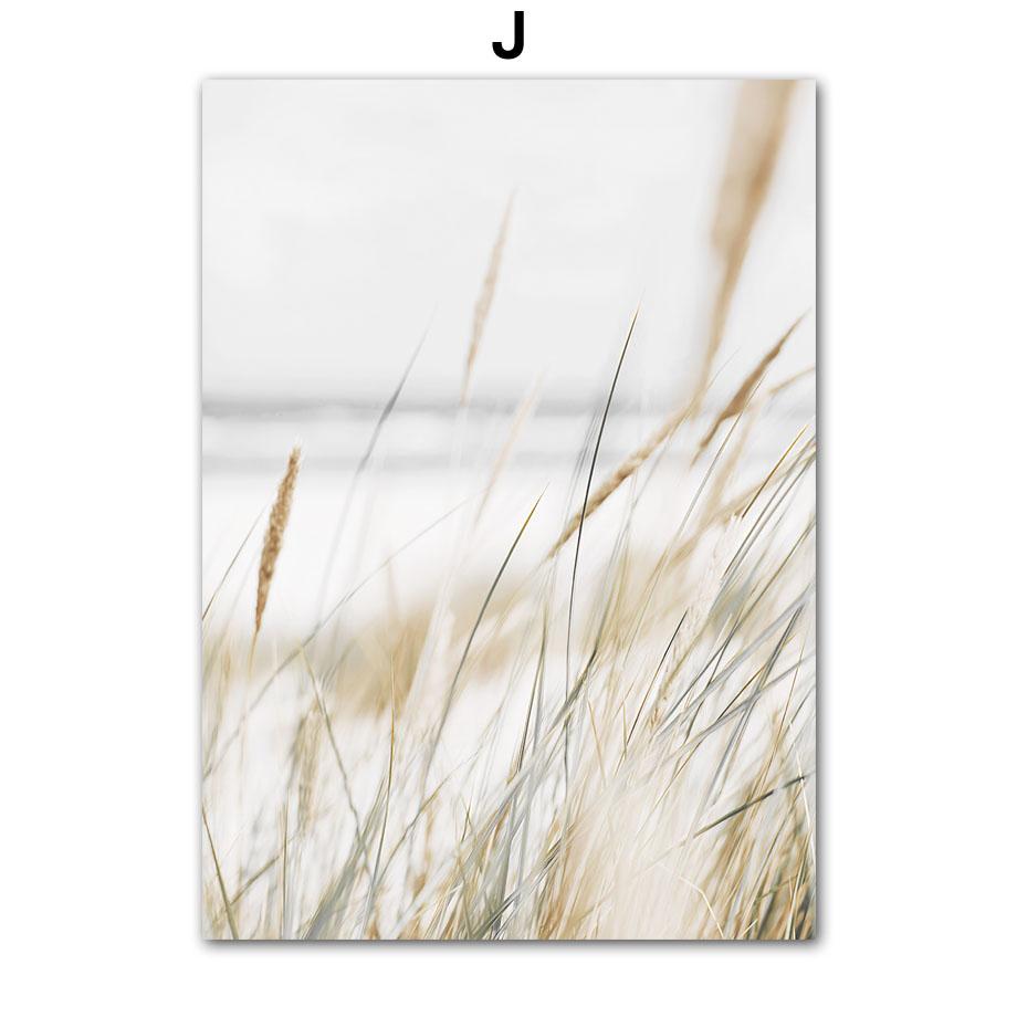 Beach Surfboard Starfish Reeds Summer Surf Landscape Beige Posters Canvas Painting Wall Art Pictures For Living Room Decor