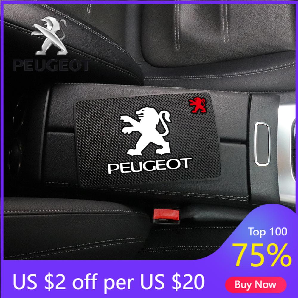 

2026 Hot Car Sticker Silicone Car Anti-Slip Mat Sticky Pad Dashboard For Peugeot 208 2012~2018 308 2019~2021 2008 207 607 301 In