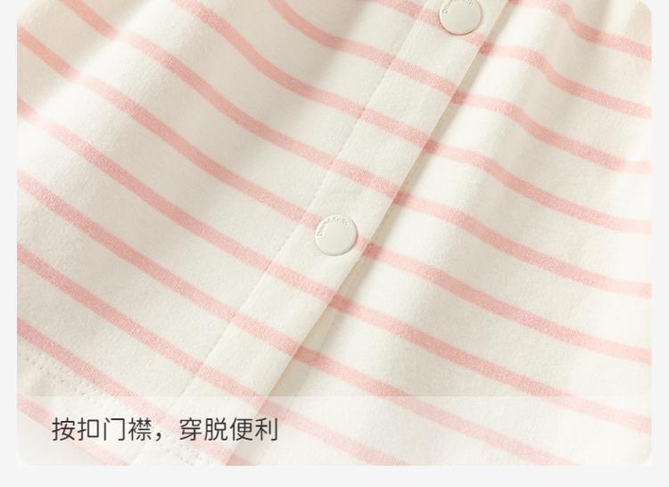 David Bella Children's Knitted Jacket Spring Dress Girls' Stylish Striped Top Baby Girls' Cardigan