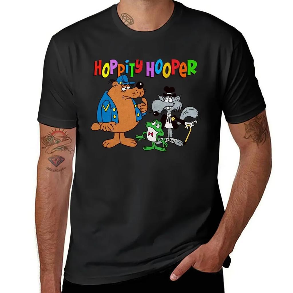 Needed Gifts Tribute To Jay Ward Hoppity Hooper and Friends Cartoon Characters Graphic for Fans T-Shirt for  Men Top Tee Clothes