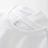 Pure Cotton Long Sleeve White Crew Neck Shirt, Non-See-Through, Loose Fit for Men and Women