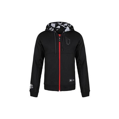 CNY Dame Full-Zip Hooded Basketball Velour Jacket Men Jacket Black DZ0857