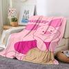 1pc Winnie Pooh Friends Flannel Blanket,Ultra Soft Warm Plush Throw for Home Bedroom Bed Sofa Cover Camping Picnic Gift Y7179