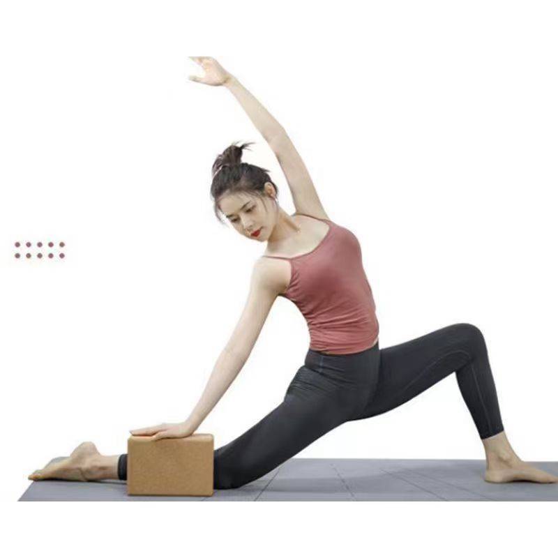 Yoga Block Cork Solid Durable Support For Yoga And Dance Exercise
