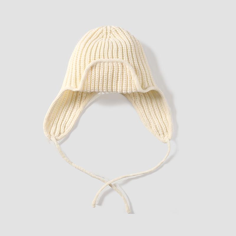 Cute New Young Women Daily Use Performance Ear Protection Country Style Knitted Beanie Hat