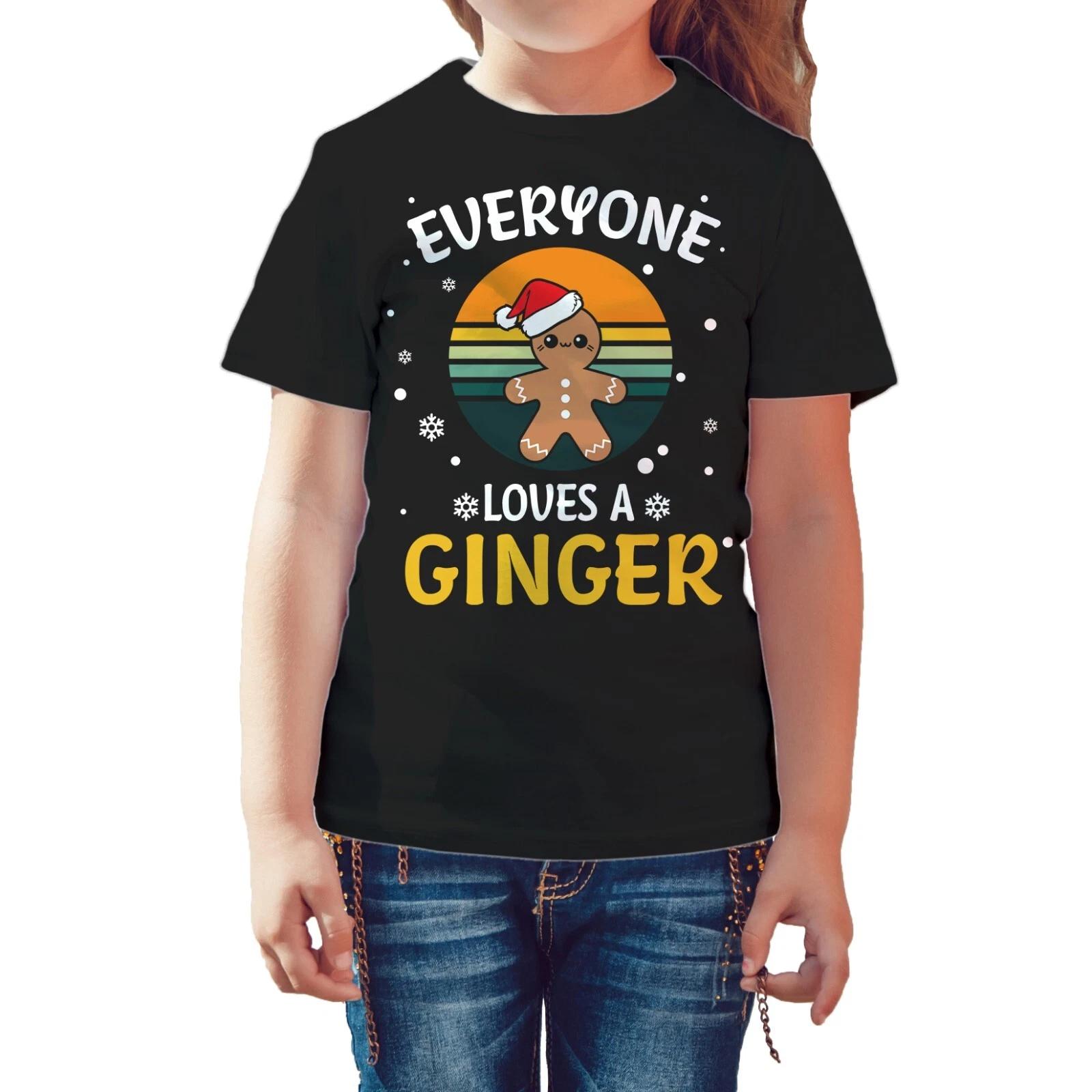

Christmas Ginger Everyone Loves Meme Fun Gingerbread Man Lol Official Kids Tees 120